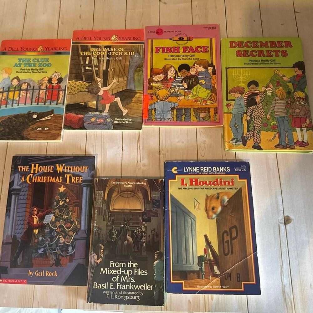 Vintage Children's Chapter Book Lot: Patricia Reilly Giff & Classic Kids Novels